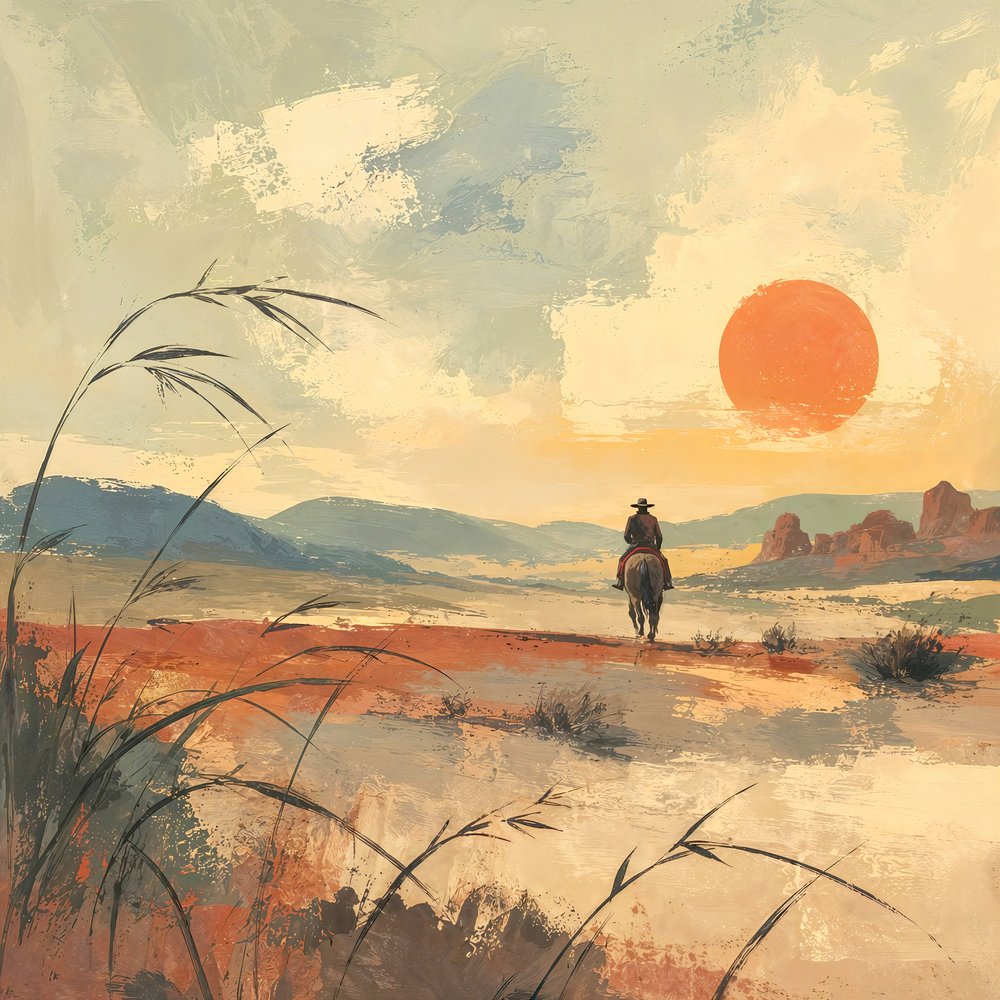 Couché de soleil à Desert Rider - Natalie Bruns
