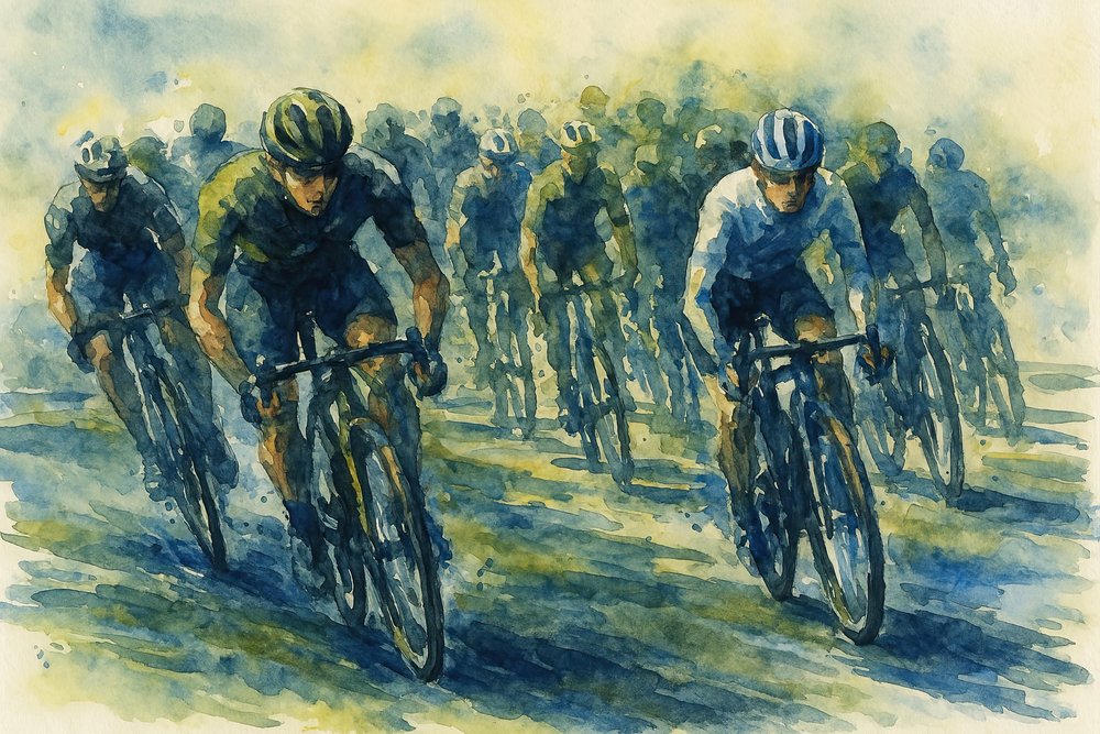Course cycliste dynamique - Natalie Bruns