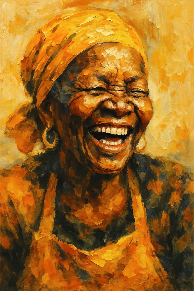 Portrait « Rire doré » - Natalie Bruns