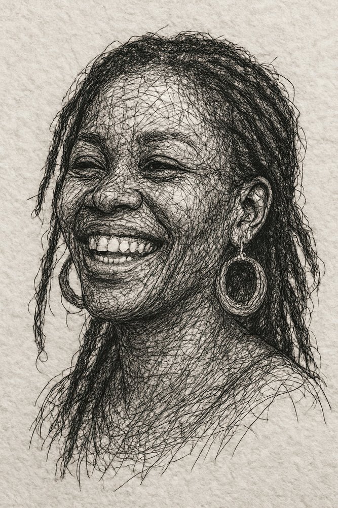 Le sourire joyeux des dreadlocks - Natalie Bruns