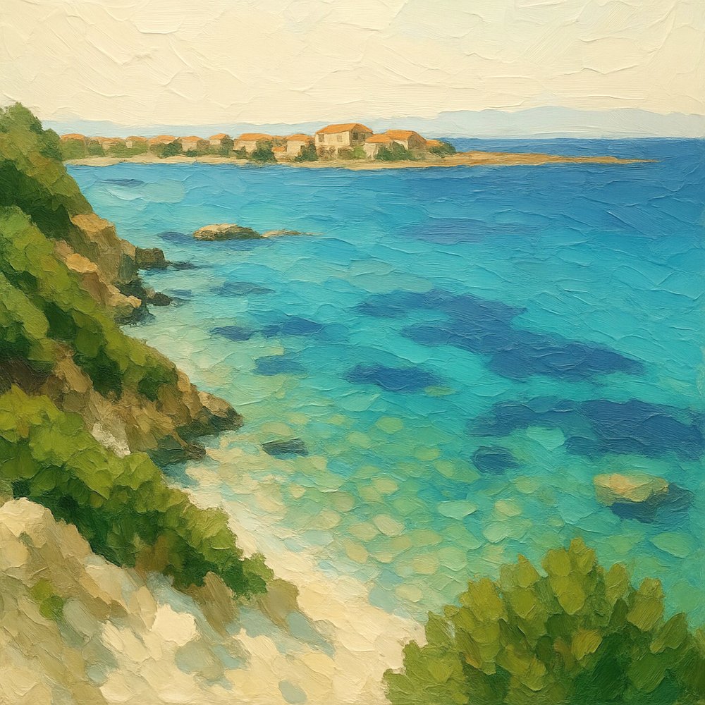 Côte turquoise sereine - Natalie Bruns
