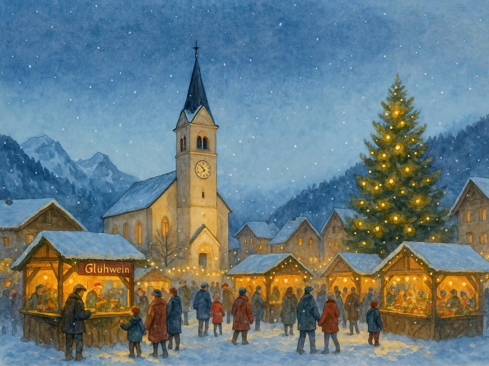 Marché de Noël du Village enneigé - Natalie Bruns