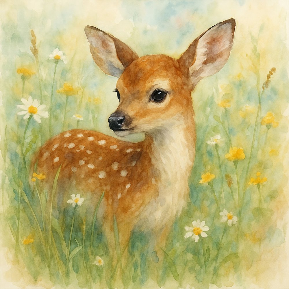 Prairie aux faons tachetés - Natalie Bruns