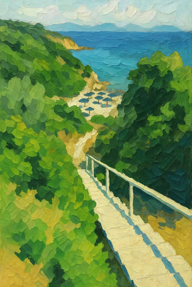 Les marches de Sunny Beach - Natalie Bruns