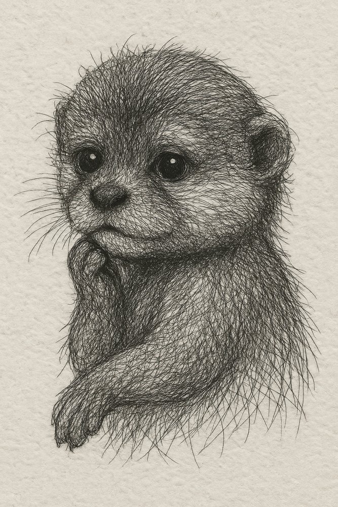 La petite loutre réfléchie - Natalie Bruns