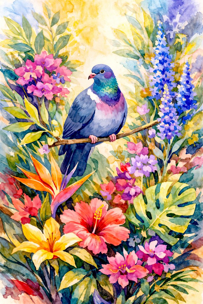 Pigeon des jardins tropicaux - Natalie Bruns