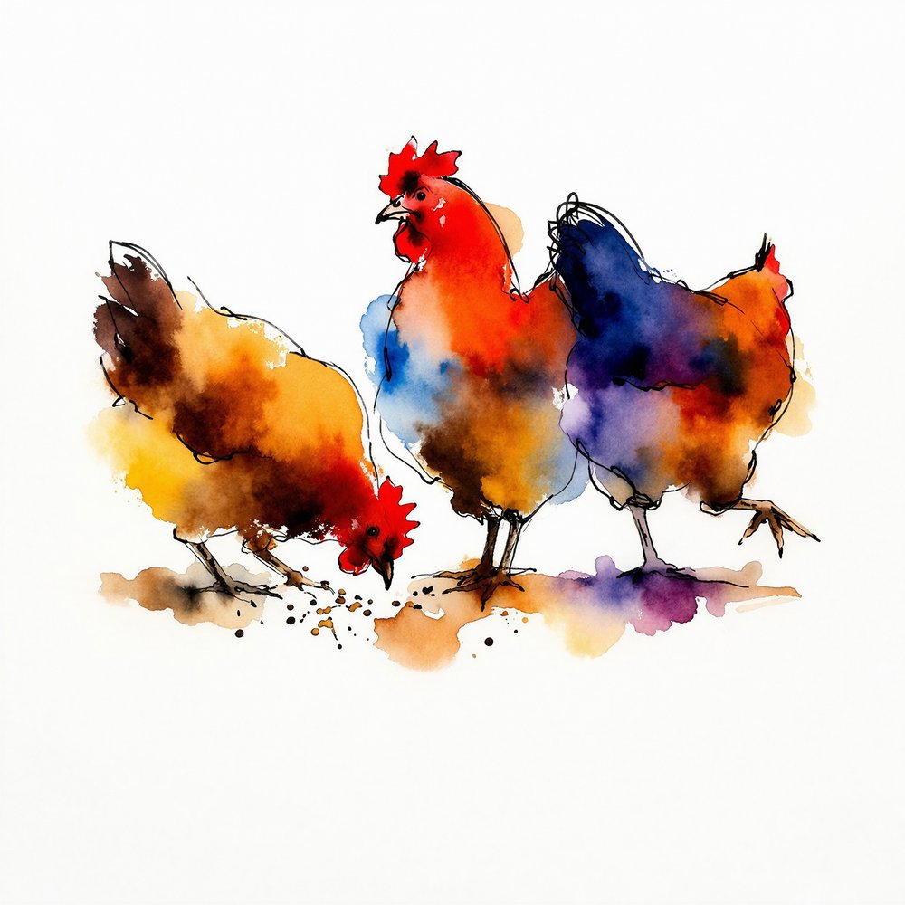 Les poulets de la ferme Vibrant - Natalie Bruns