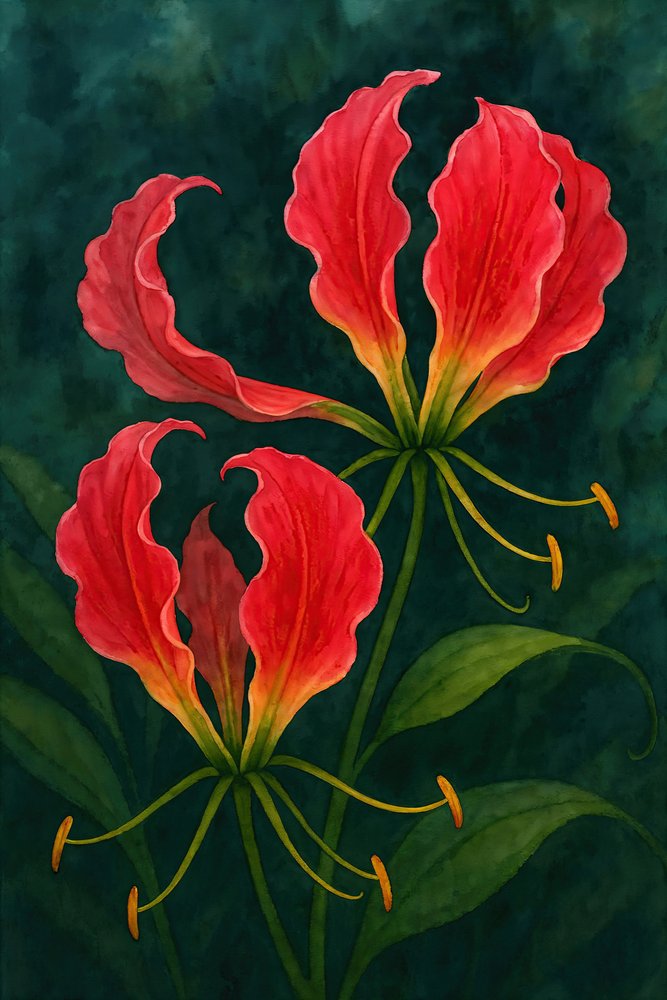 Des lys tropicaux aux couleurs éclatantes - Natalie Bruns