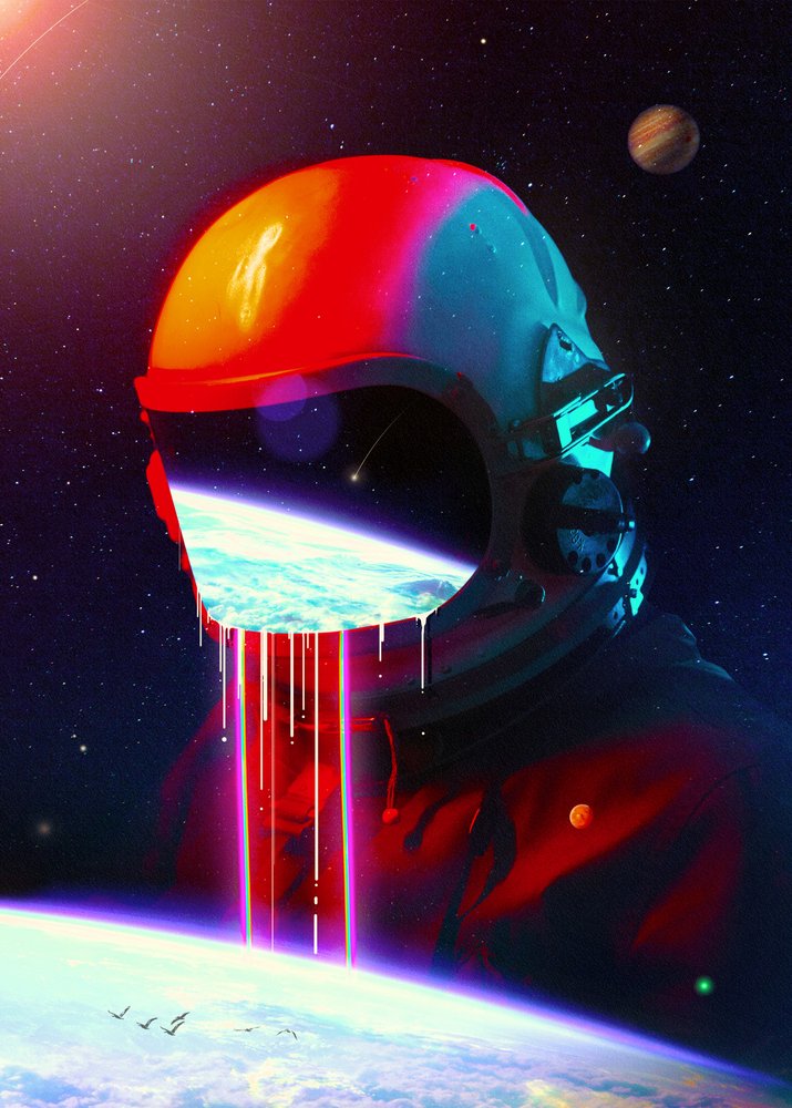 Astronaut Earthscape Flow - Nicebleed