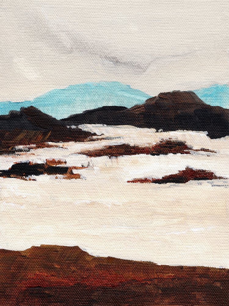Paysage enneigé abstrait - Nikita Jariwala