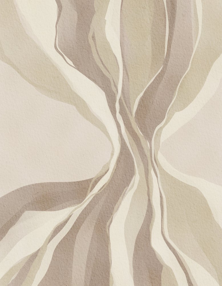 Abstrait fluide et neutre - Nikita Jariwala