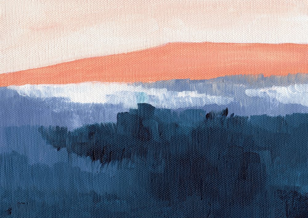 Les montagnes bleues brumeuses - Nikita Jariwala