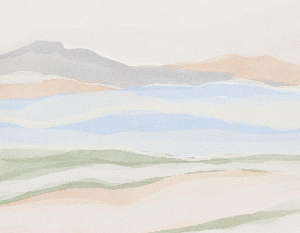 Les couches de la montagne pastel - Nikita Jariwala