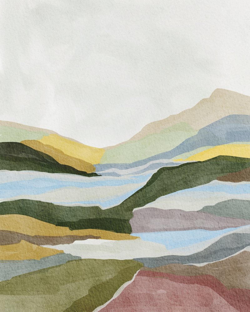 Paysage serein en superposition - Nikita Jariwala