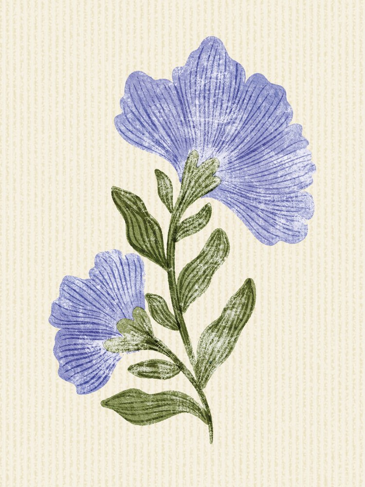 Plantes de pervenche en version douce - Nikita Jariwala