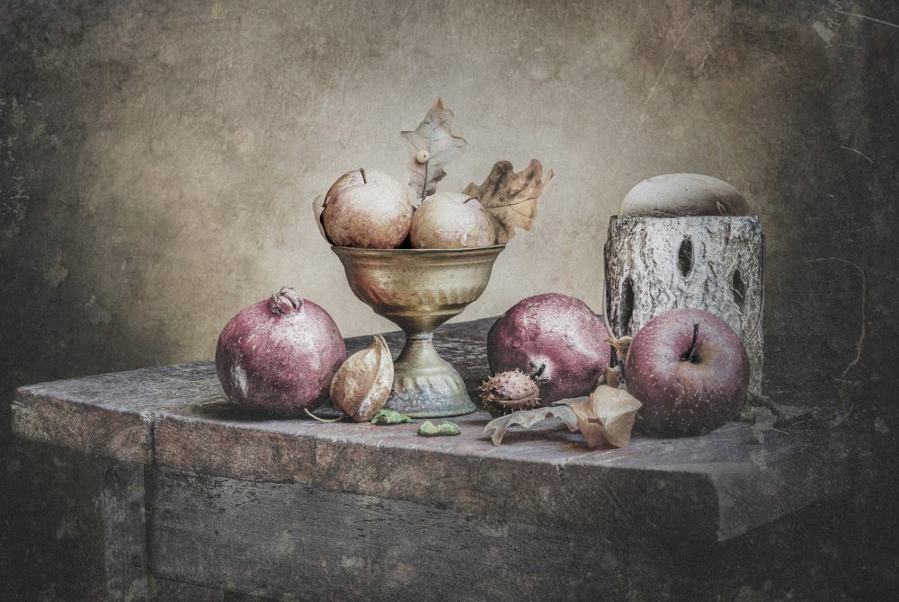 Nature morte rustique d