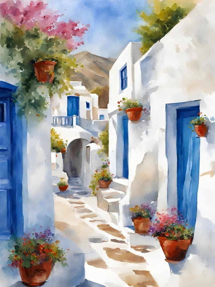 Charmant village grec - Ohkimiko