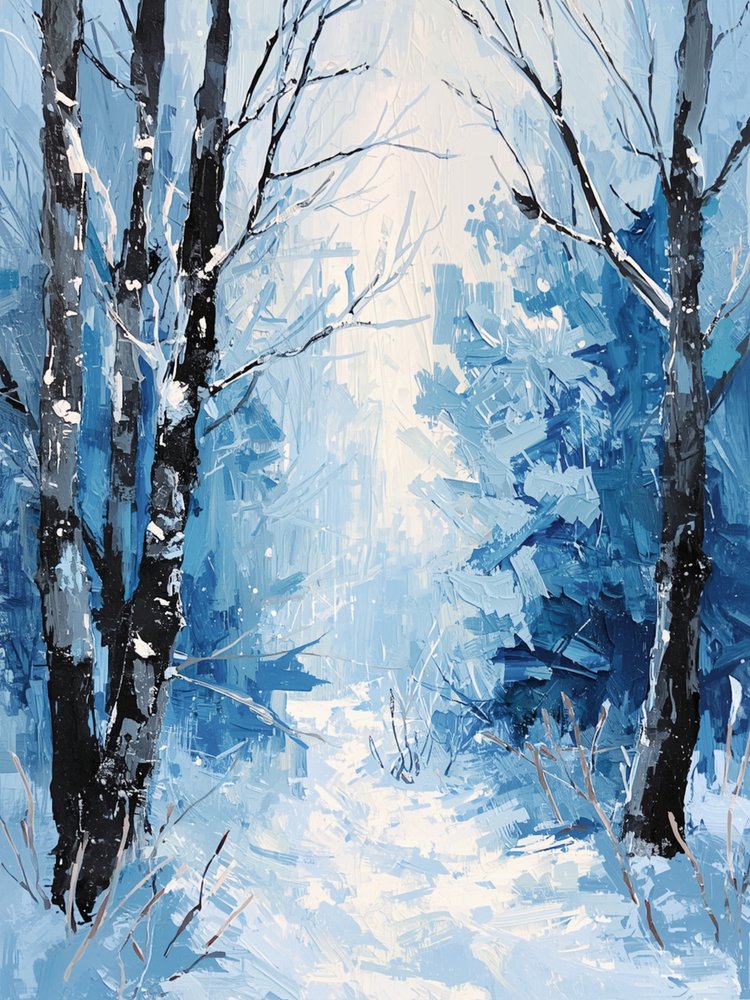 Lumière de la forêt en hiver - Ohkimiko