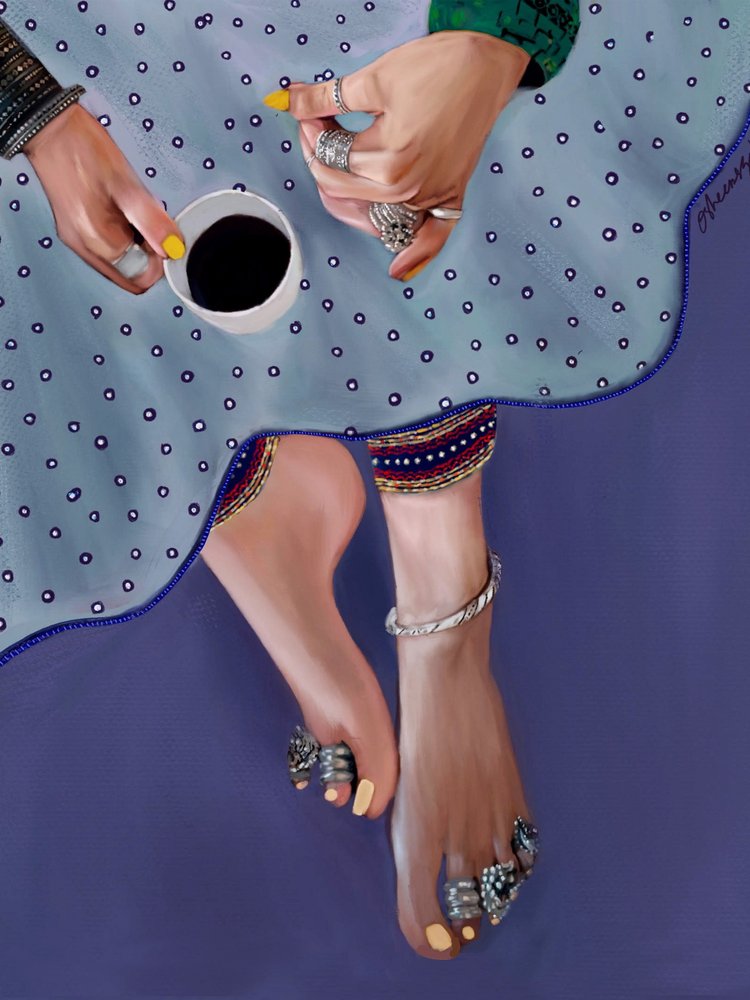 Moment café bohème - Osheensgallery