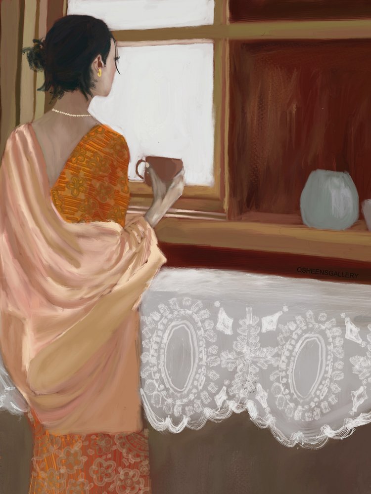 Fenêtre matinale paisible - Osheensgallery