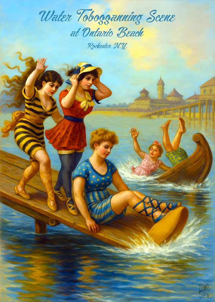 Toboggan aquatique d