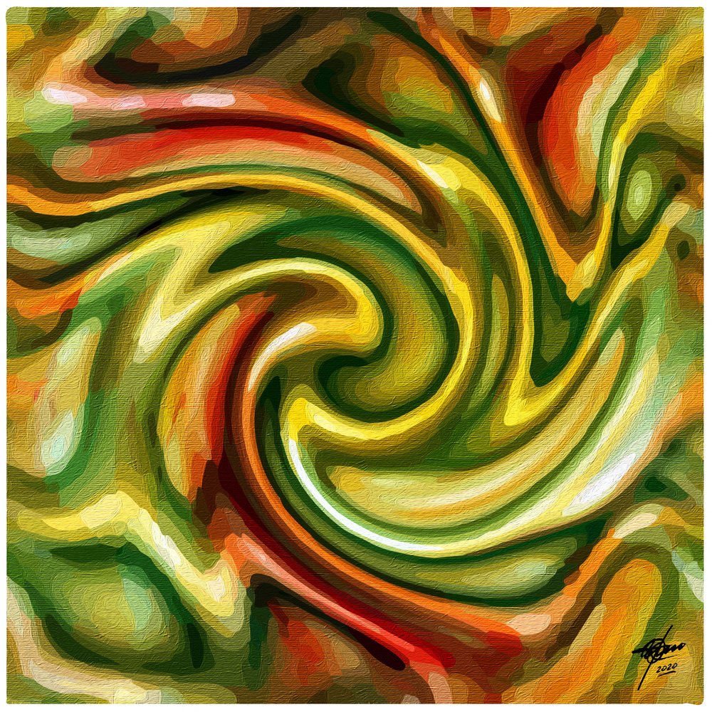 Tourbillon de couleurs vives - Osvaldo Russo