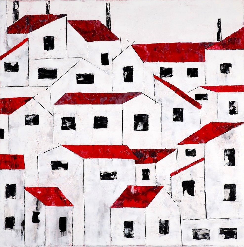 Le charmant village aux toits rouges - Poonam Choudhary