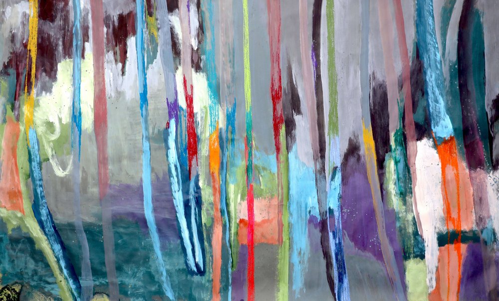 Lignes abstraites éclatantes - Poonam Choudhary