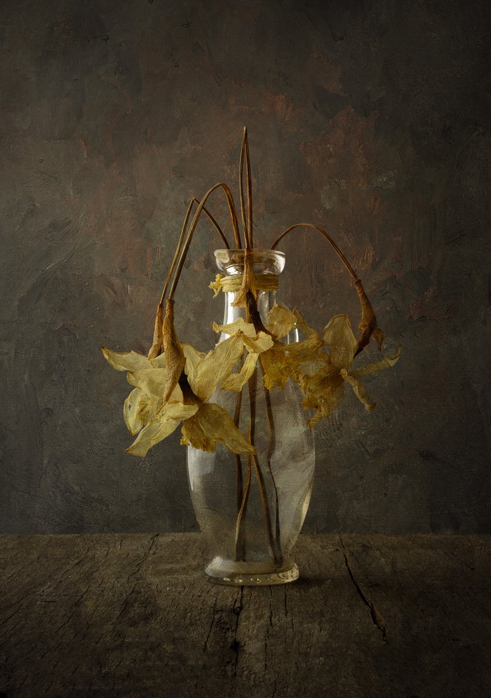 Nature morte florale mélancolique - Popa Kornel Andras