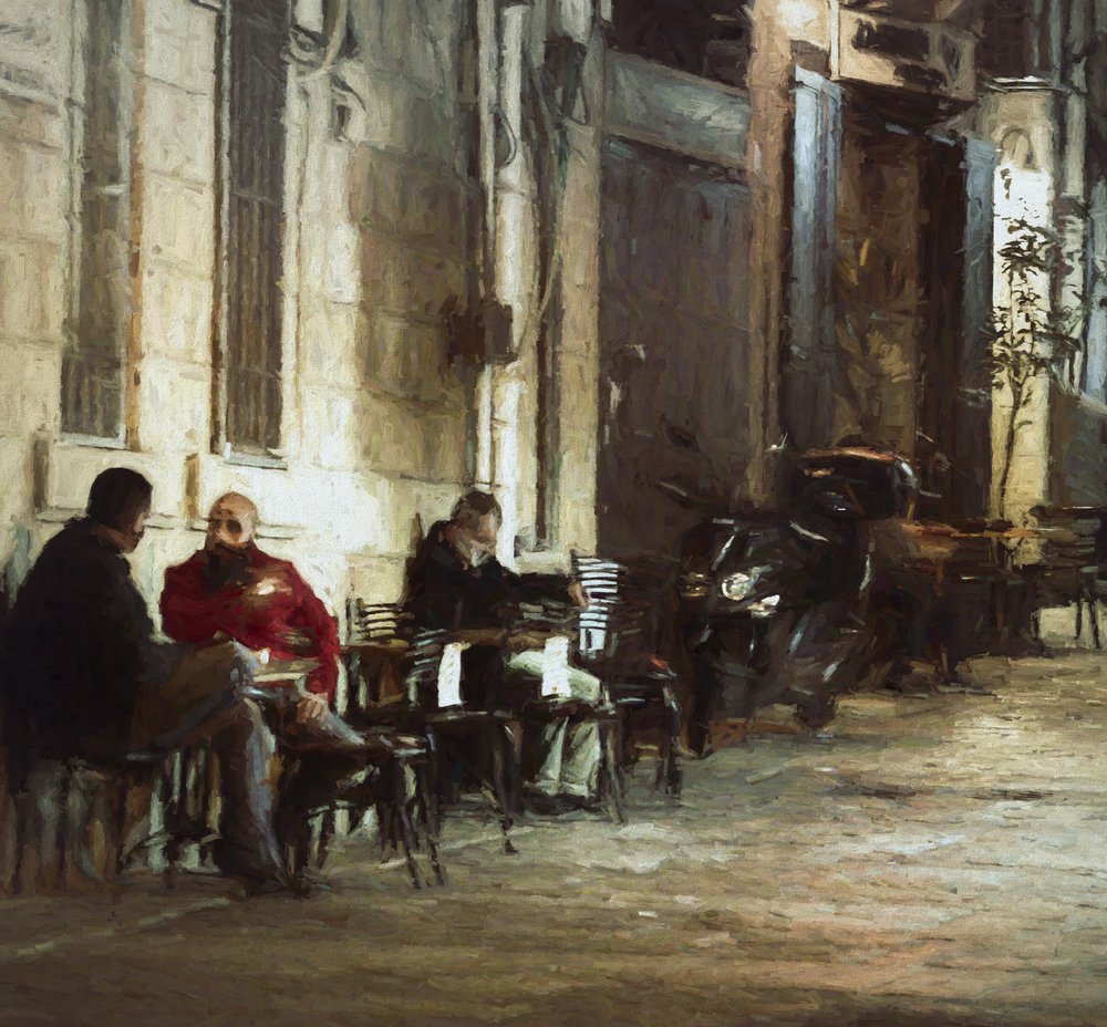 Café nocturne urbain - Rachel Pansky