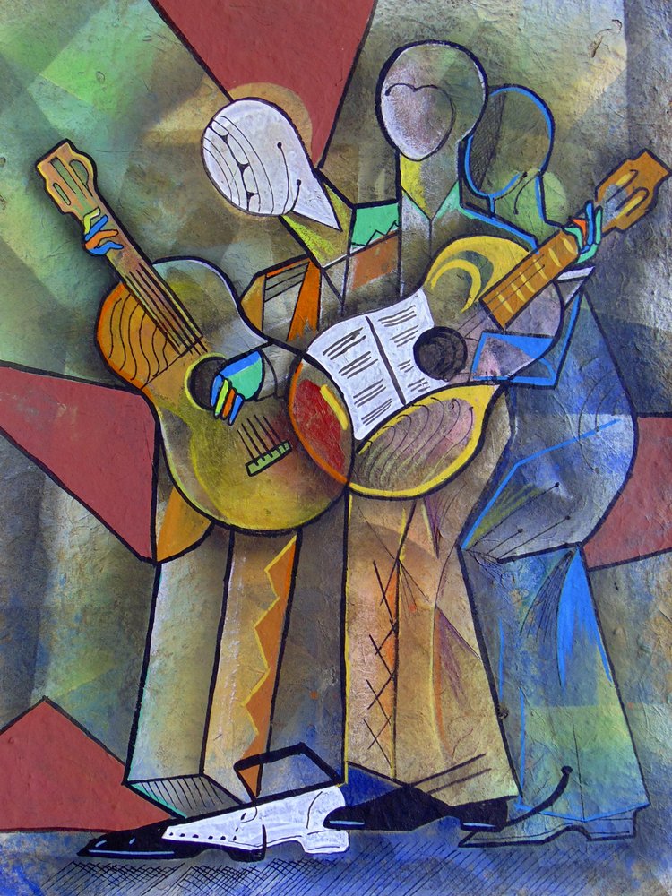Les guitaristes cubistes - Ricardo Maya