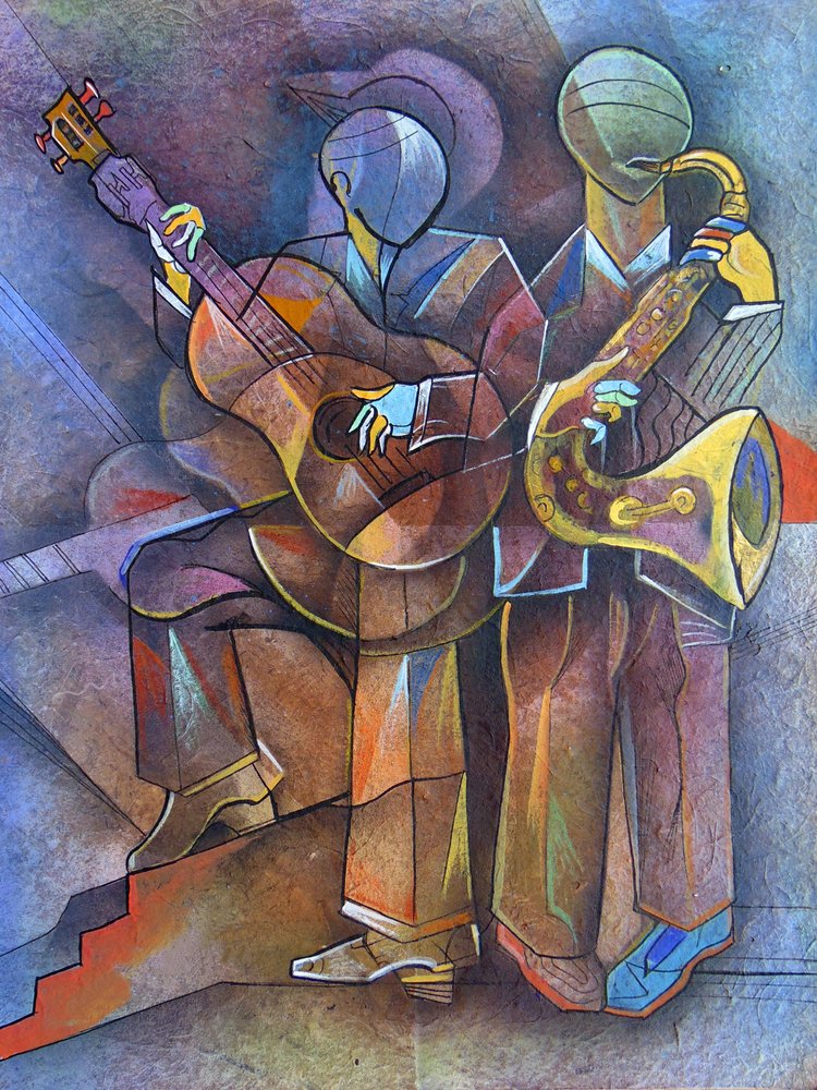Duo de jazz cubiste - Ricardo Maya