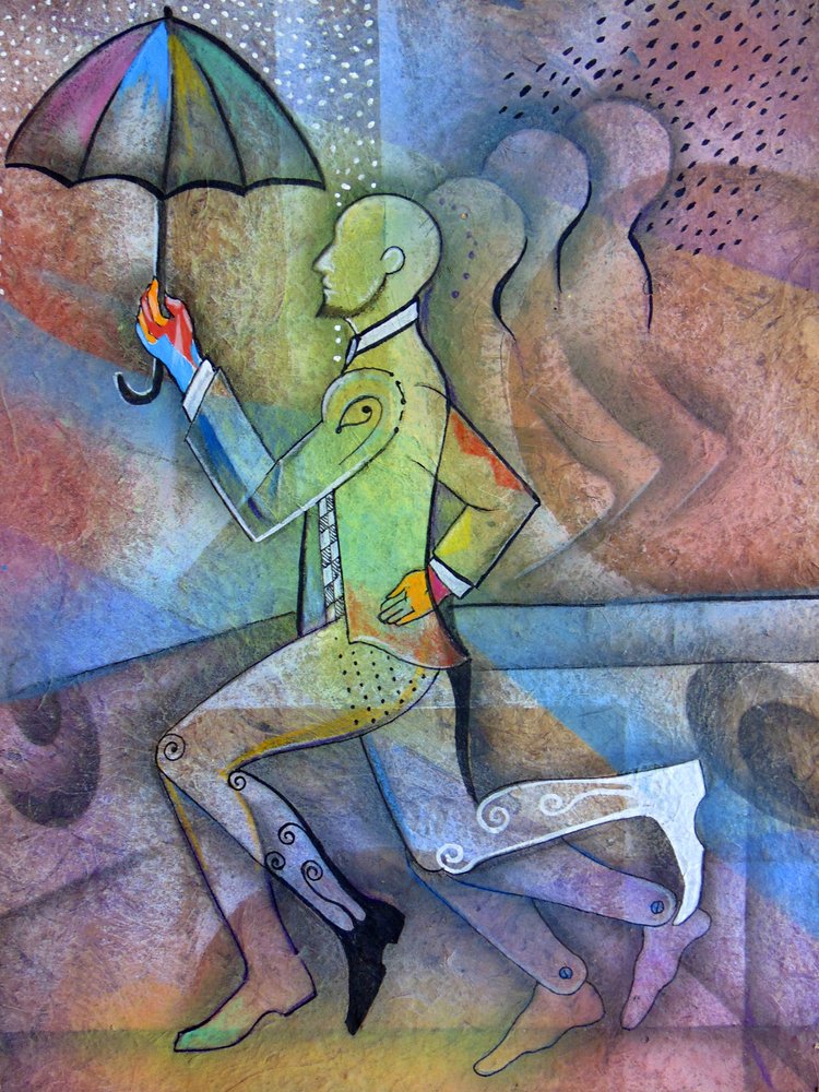 Parapluie « Dynamic Man » pour la course à pied - Ricardo Maya