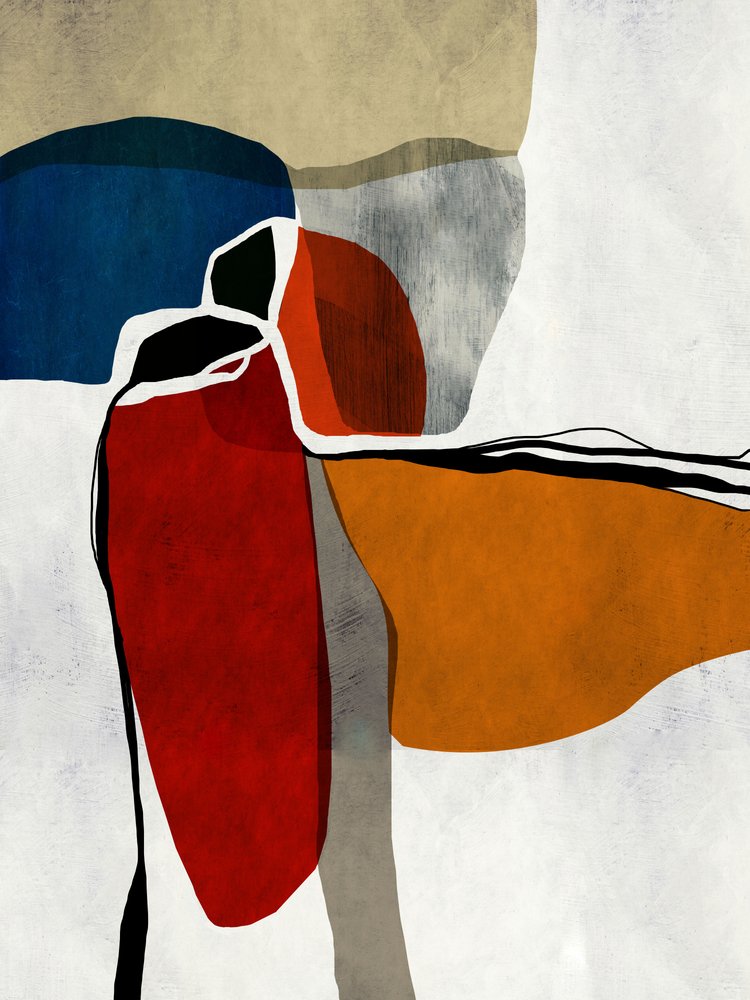Formes abstraites colorées - Roberto Moro