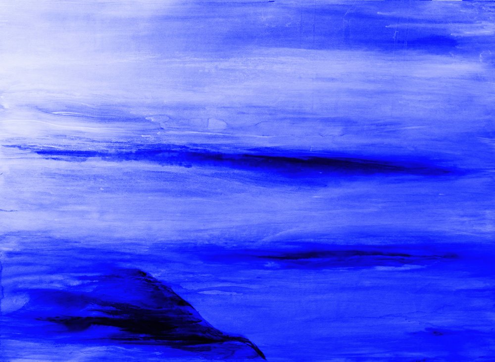 Abstraction bleu profond - RodMacIver