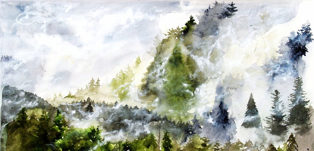 La forêt de Misty Mountain - RodMacIver