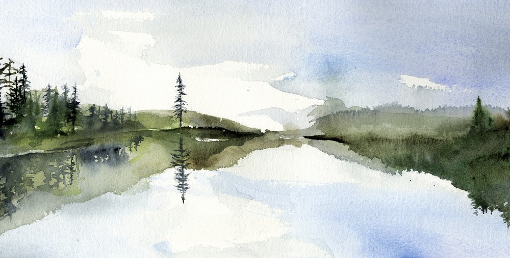 Reflet serein sur le lac - RodMacIver