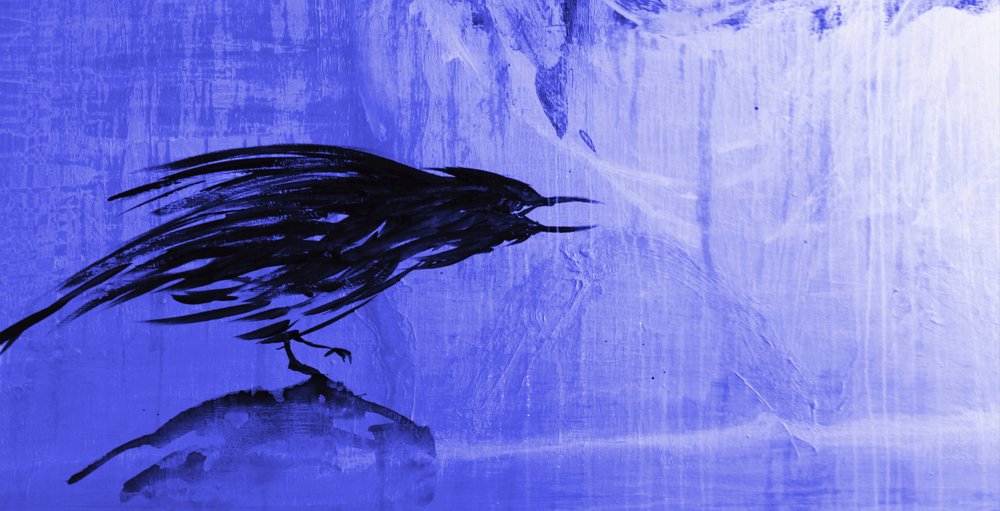 Stormy Blue Raven - RodMacIver