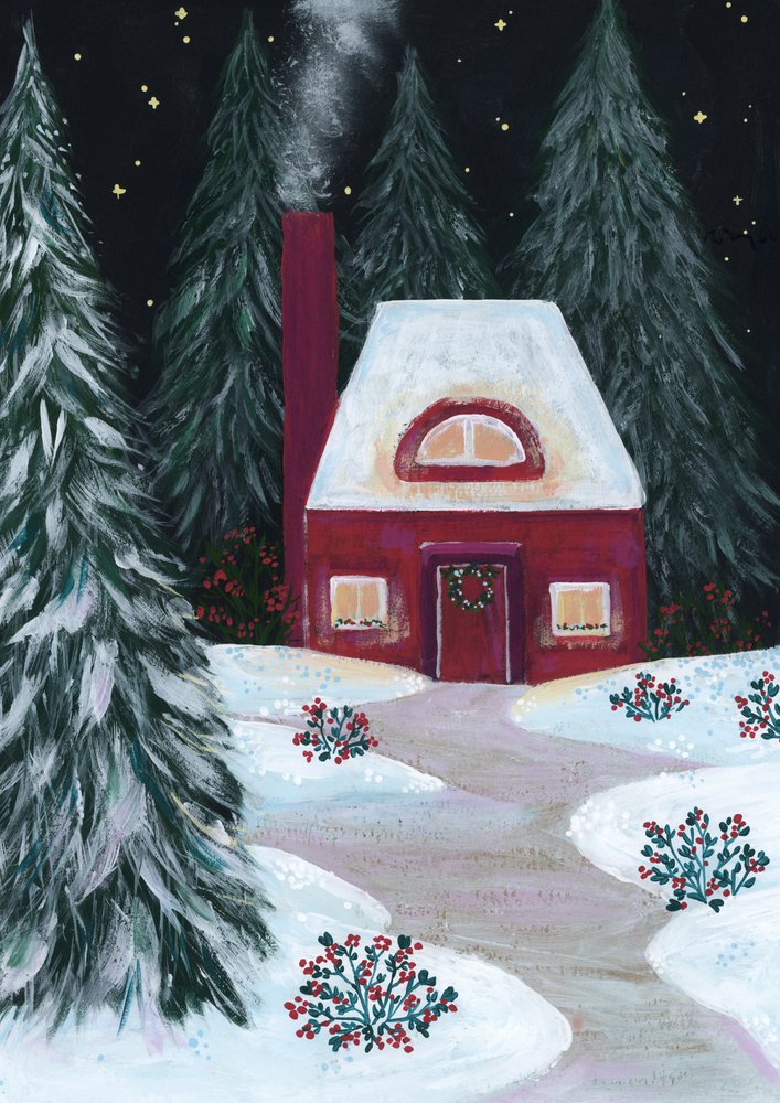 Petit gîte rouge de vacances - Rosana Laiz Blursbyai