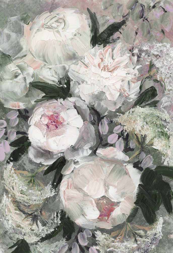 Bouquet de pivoines à l