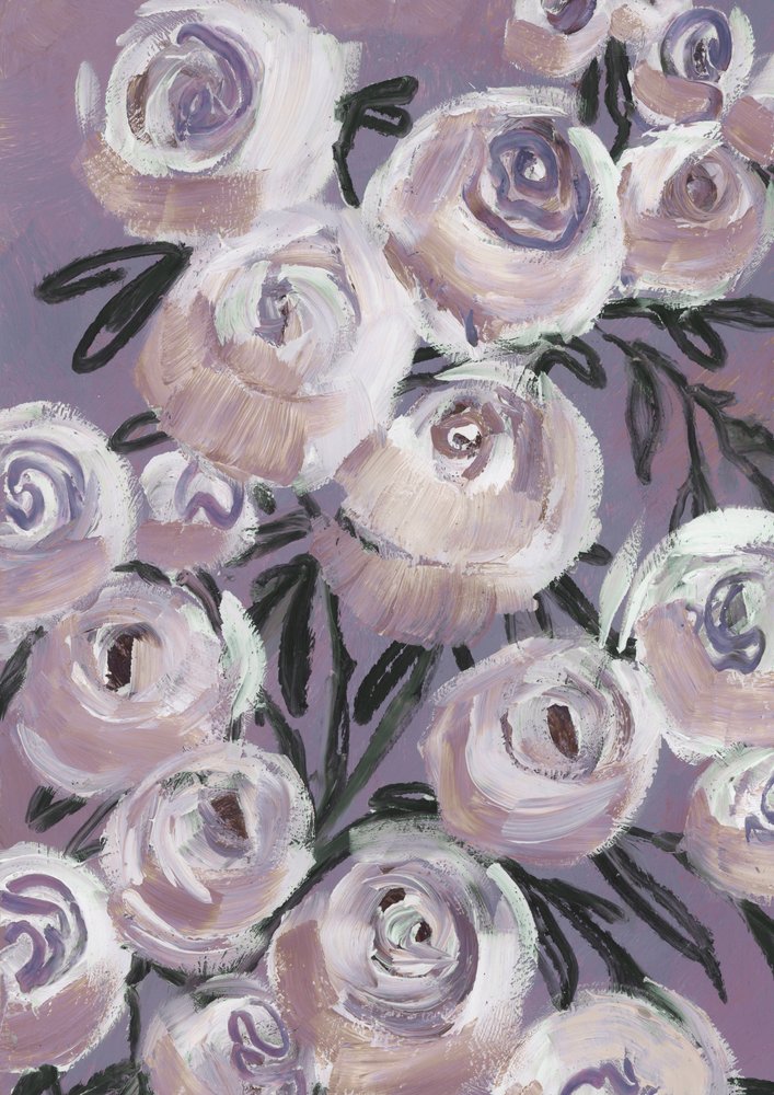 Roses lavande pâle - Rosana Laiz Blursbyai