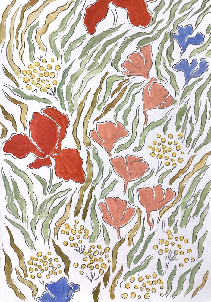 Un jardin floral haut en couleur - Rushati Chowdhury