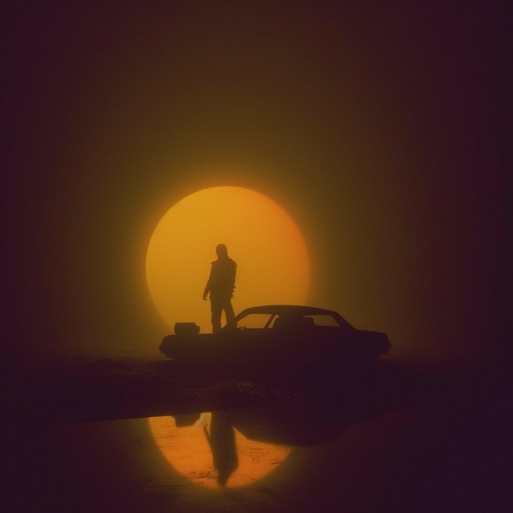 Coucher de soleil apocalyptique dans le désert - Samantha Hearn