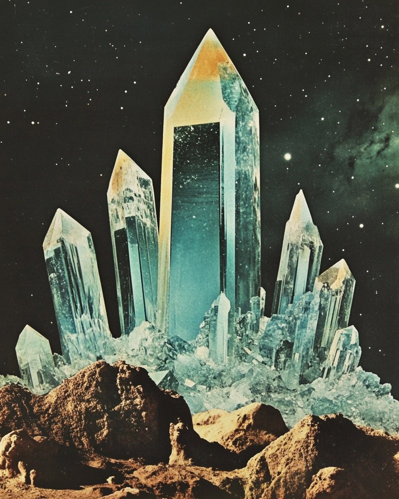 Paysage cristallin cosmique - Samantha Hearn
