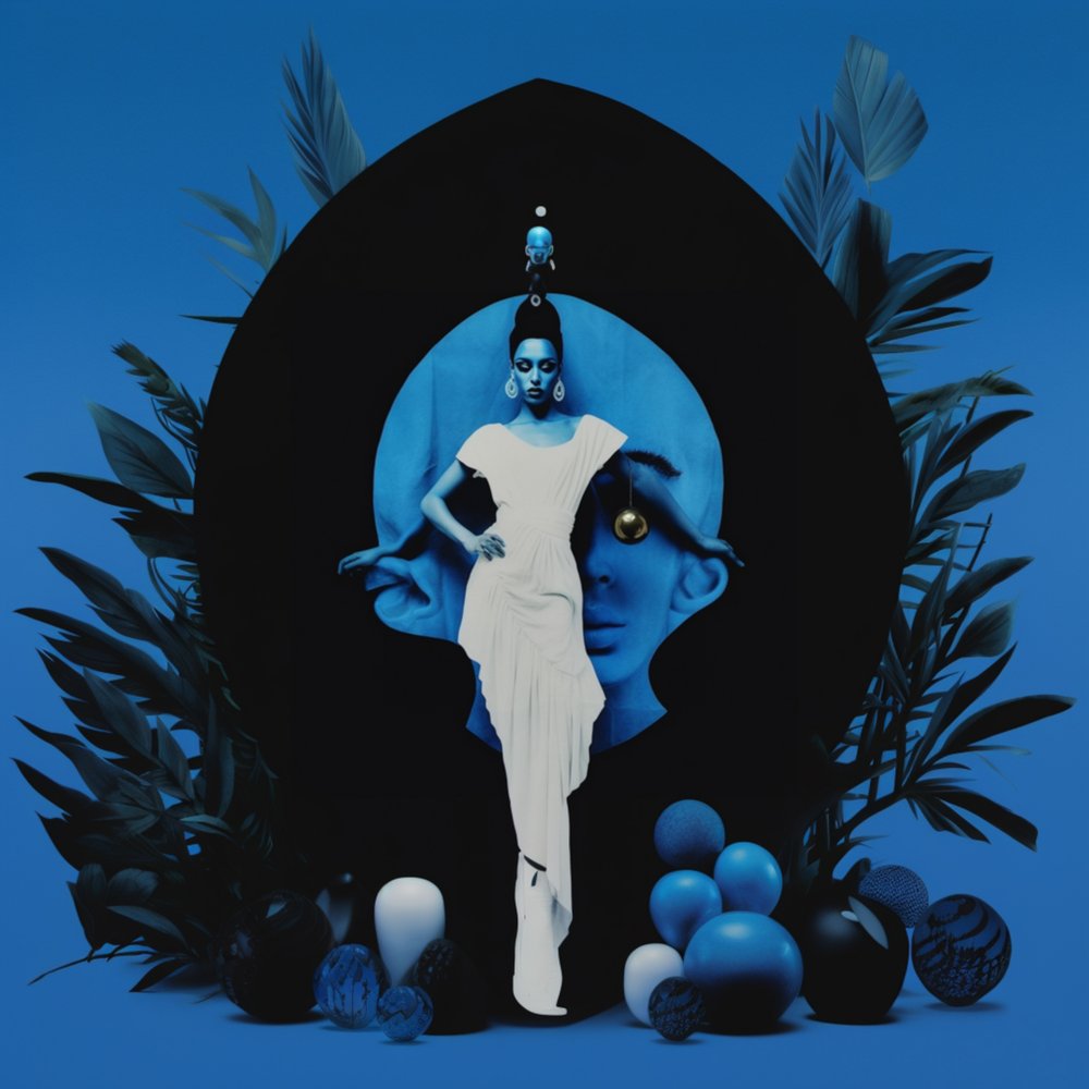 Une vision bleue élégante - Samantha Hearn