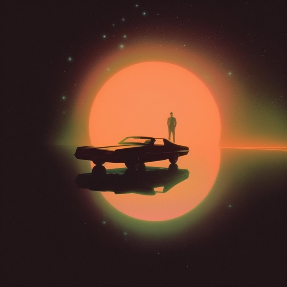 Voyageur solitaire - Orange Planet - Samantha Hearn