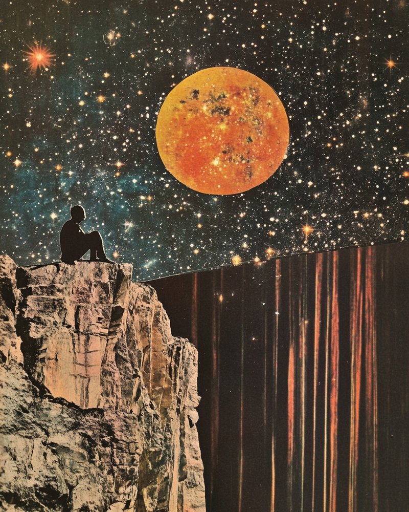 Un homme sous la lune orange - Samantha Hearn