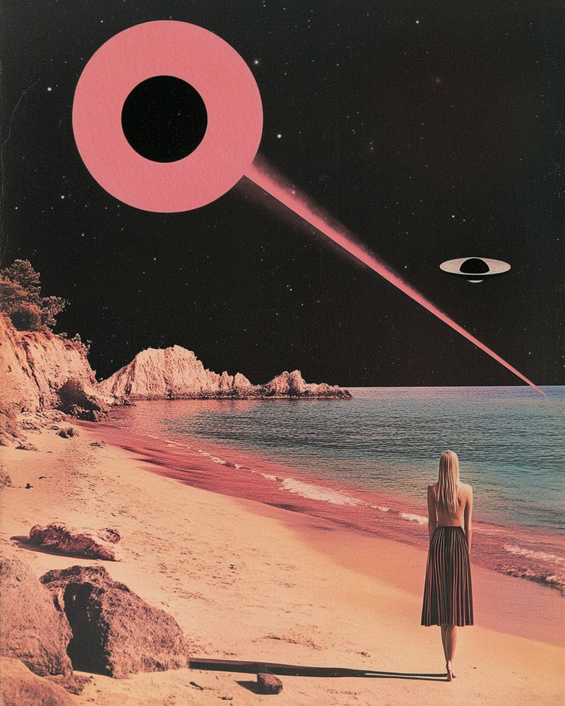 Soirée « Pink UFO » à la plage - Samantha Hearn