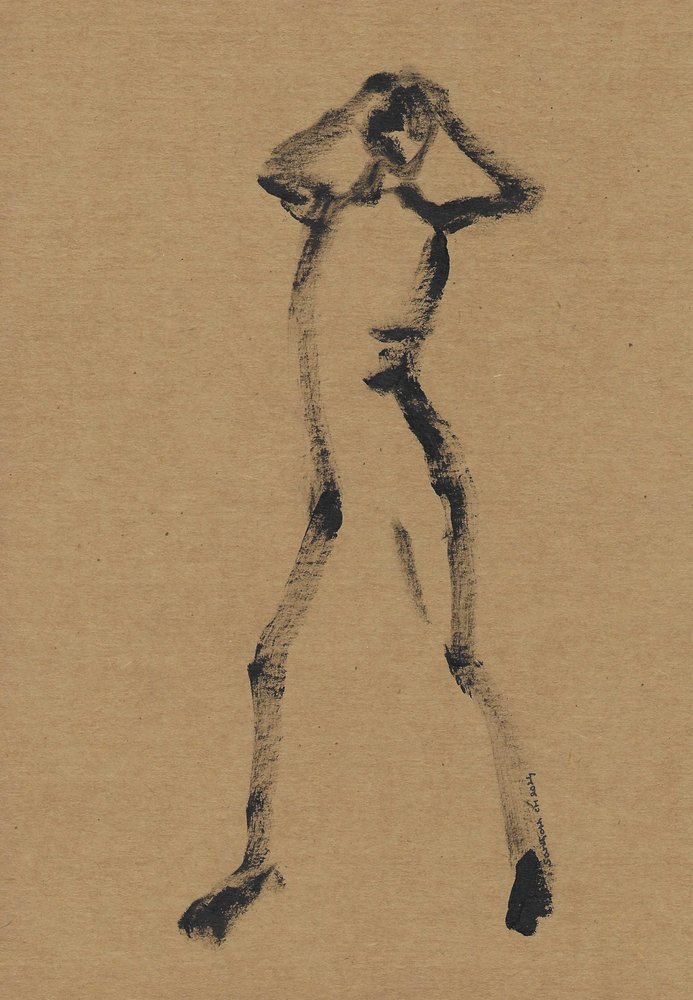 Dessin abstrait de figure - Santhosh ch