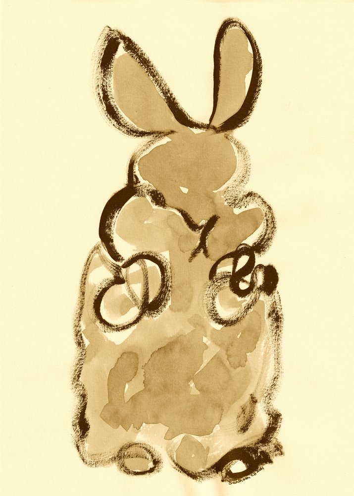 Adorable lapin debout - Santhosh ch